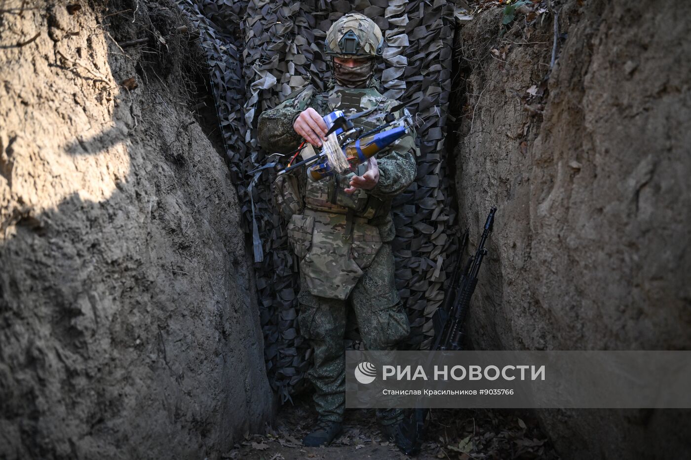 Боевая работа расчета БПЛА группировки "Центр"