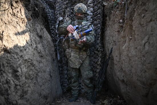 Боевая работа расчета БПЛА группировки "Центр"