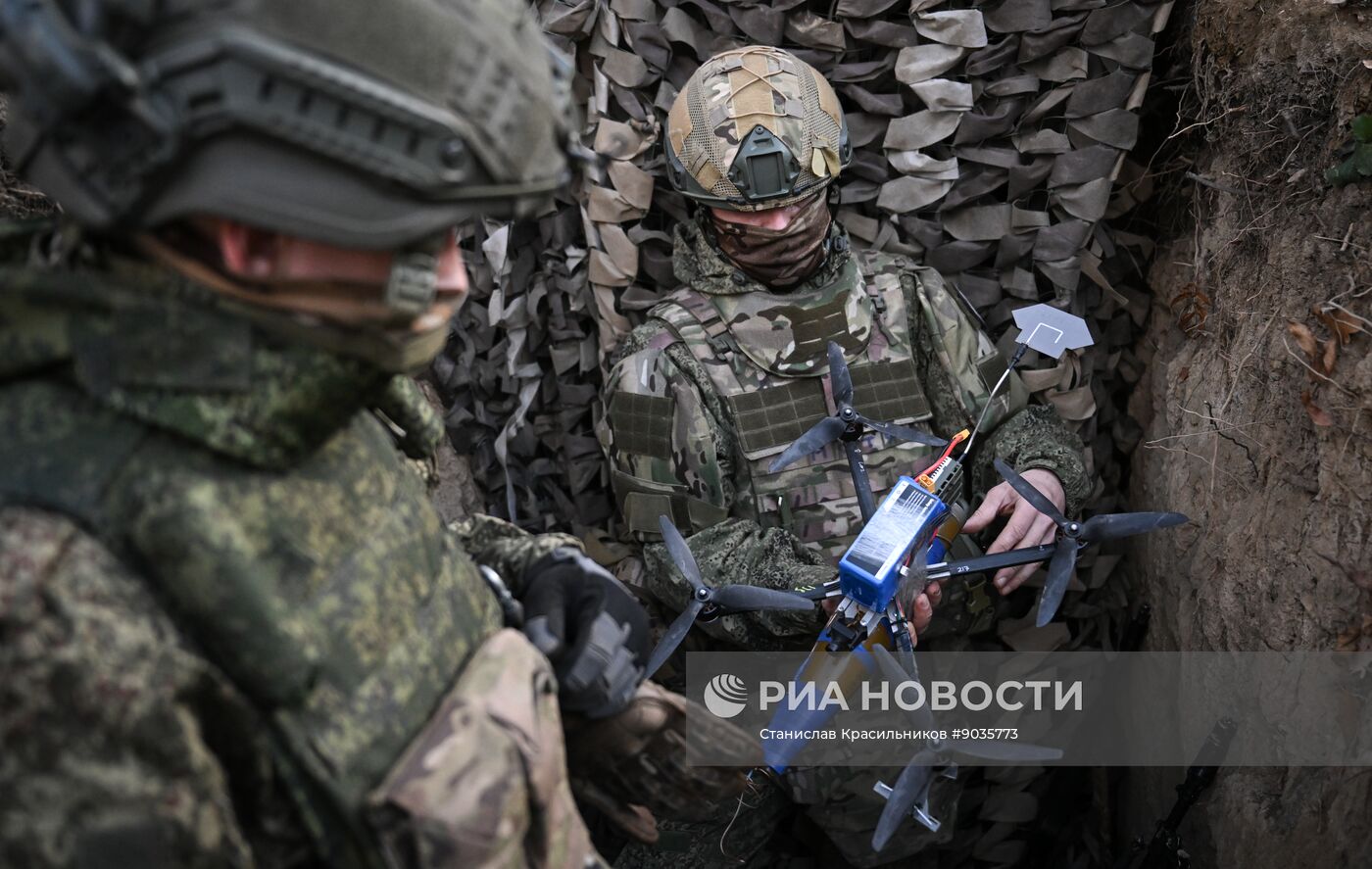 Боевая работа расчета БПЛА группировки "Центр"