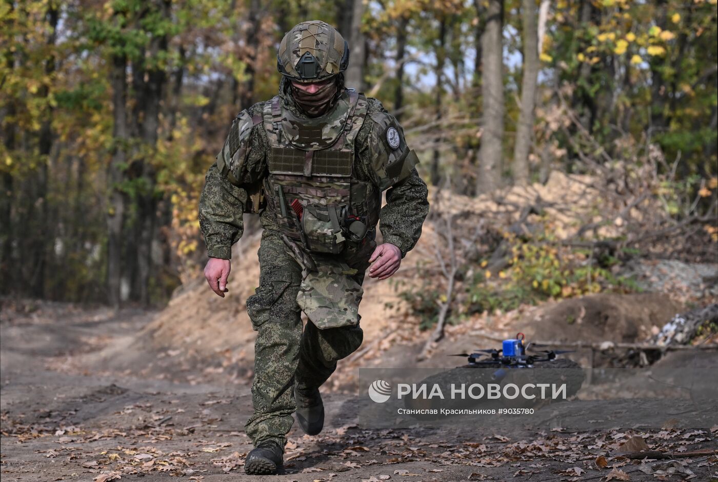 Боевая работа расчета БПЛА группировки "Центр"