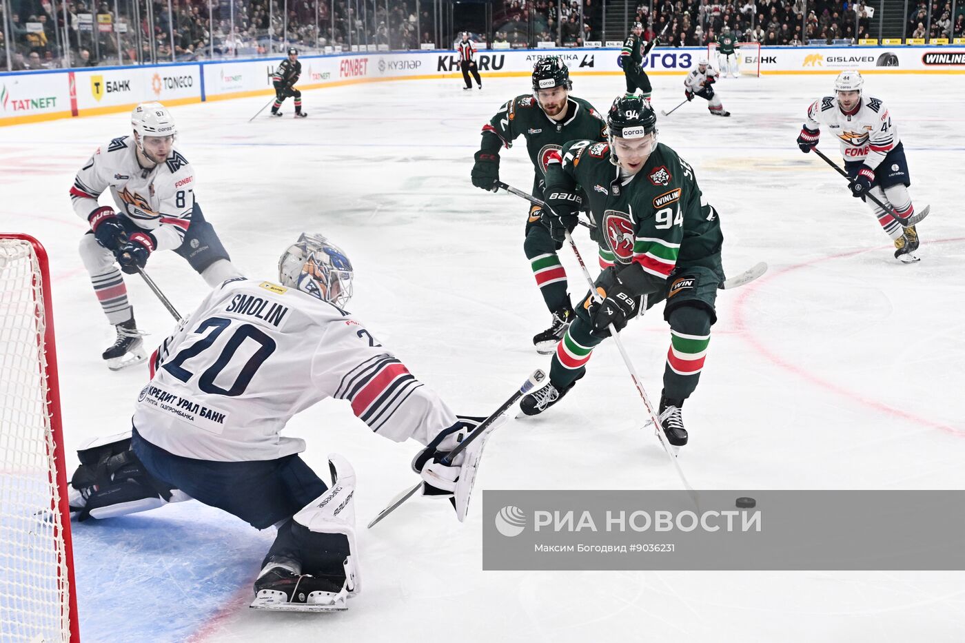 Хоккей. КХЛ. "Ак Барс" (Казань) – "Металлург Мг" (Магнитогорск)