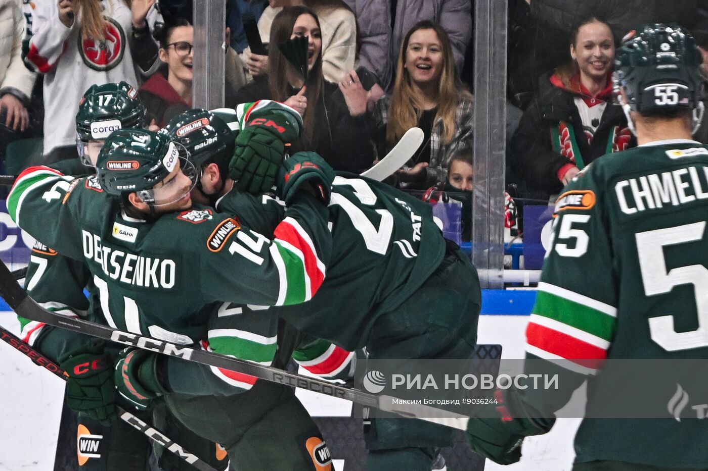 Хоккей. КХЛ. "Ак Барс" (Казань) – "Металлург Мг" (Магнитогорск)