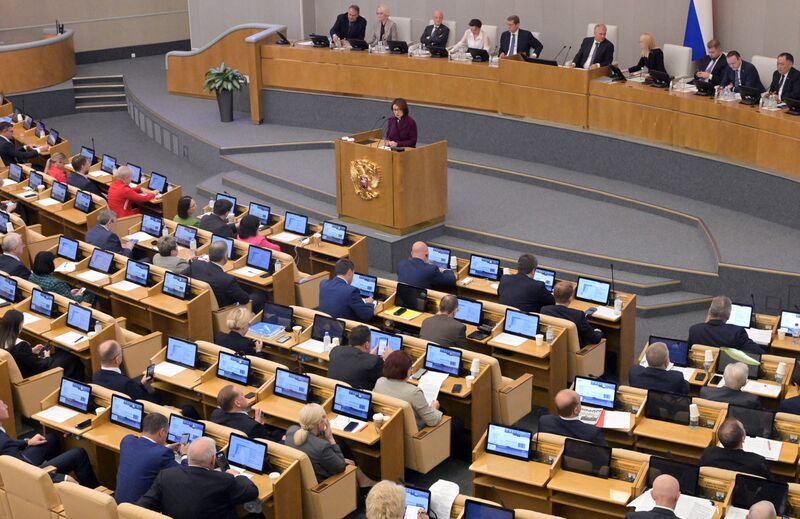 Пленарное заседание Госдумы РФ