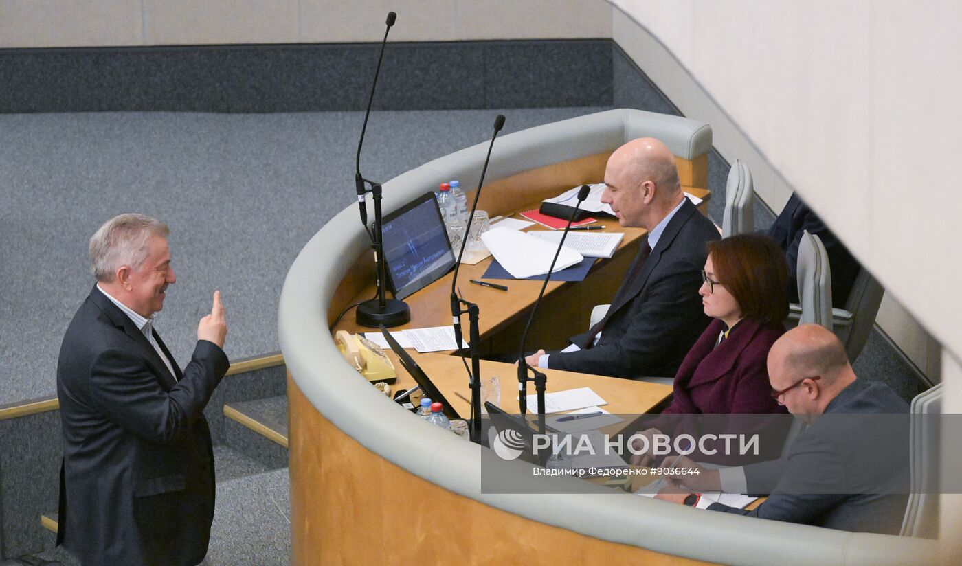 Пленарное заседание Госдумы РФ