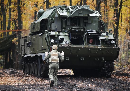 Боевое дежурство ЗРК "Тор-М2" группировки "Центр" 