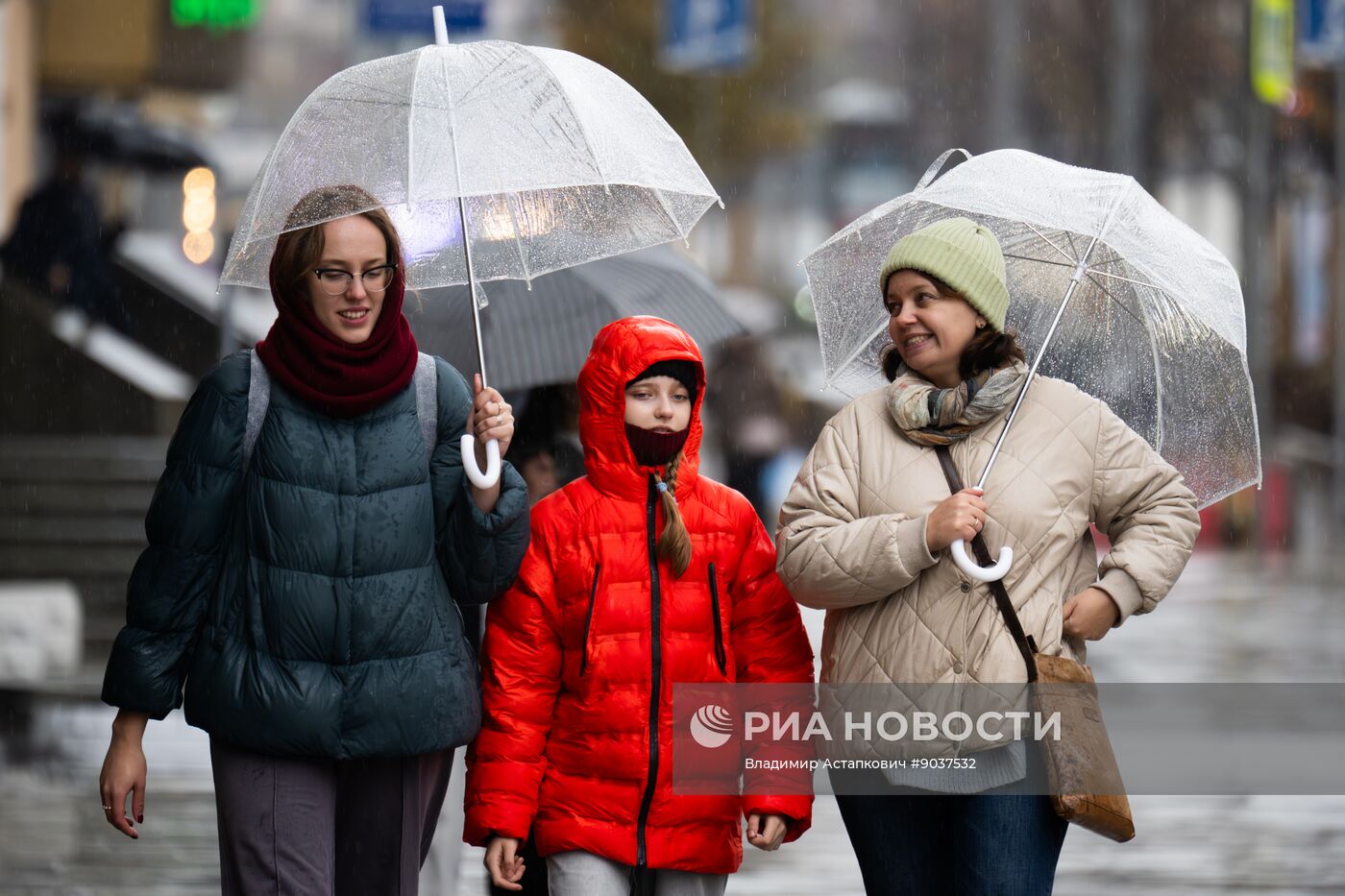Дождь в Москве