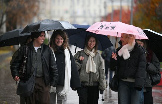Дождь в Москве