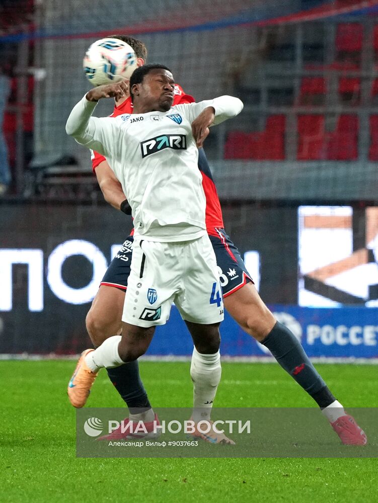 Футбол. РПЛ. ЦСКА (Москва) - "Пари НН" (Нижний Новгород)