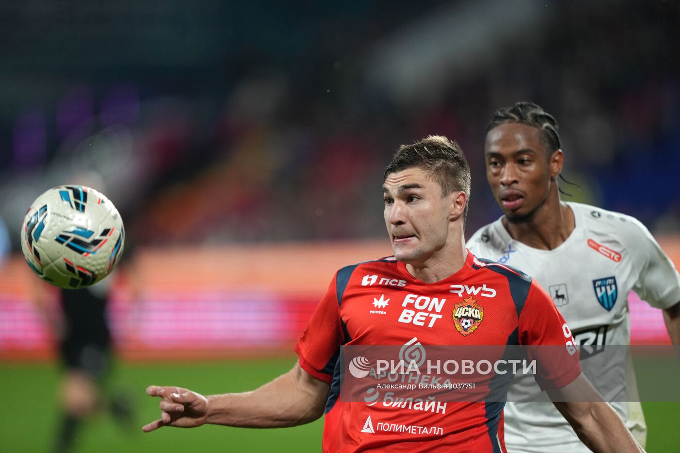 Футбол. РПЛ. ЦСКА (Москва) - "Пари НН" (Нижний Новгород)