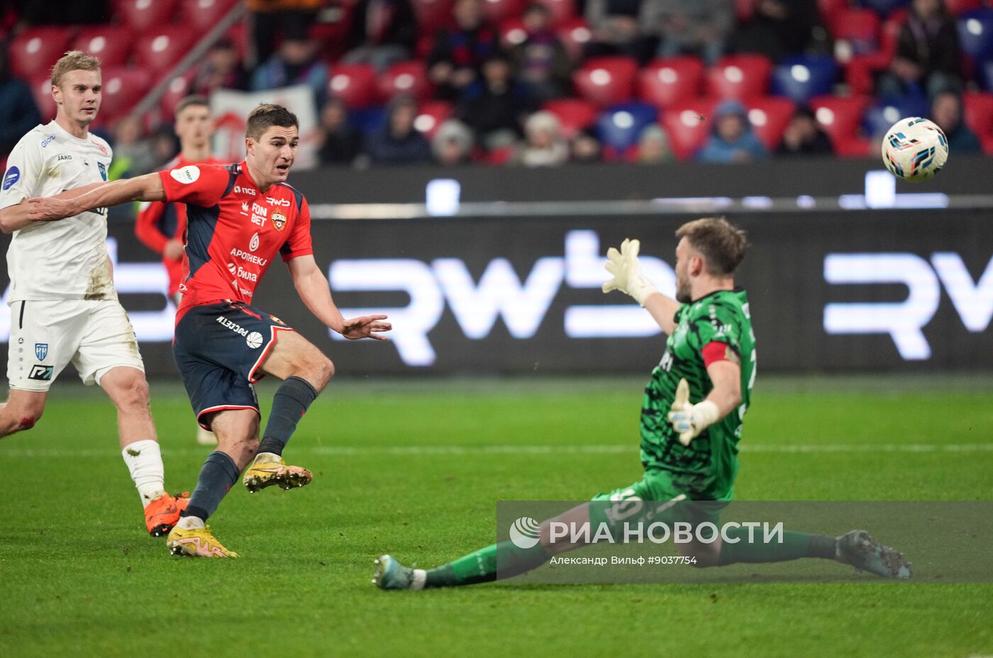 Футбол. РПЛ. ЦСКА (Москва) - "Пари НН" (Нижний Новгород)