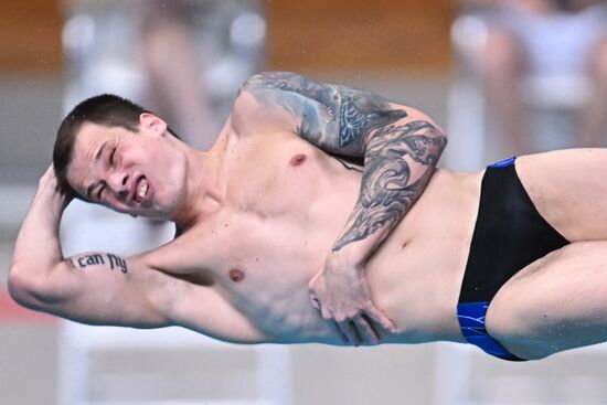 Турнир по прыжкам в воду. Финал. Мужчины. Трамплин 3 метра