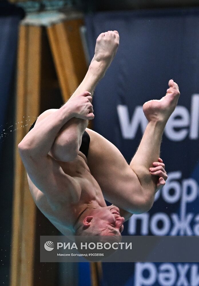 Турнир по прыжкам в воду. Финал. Мужчины. Трамплин 3 метра