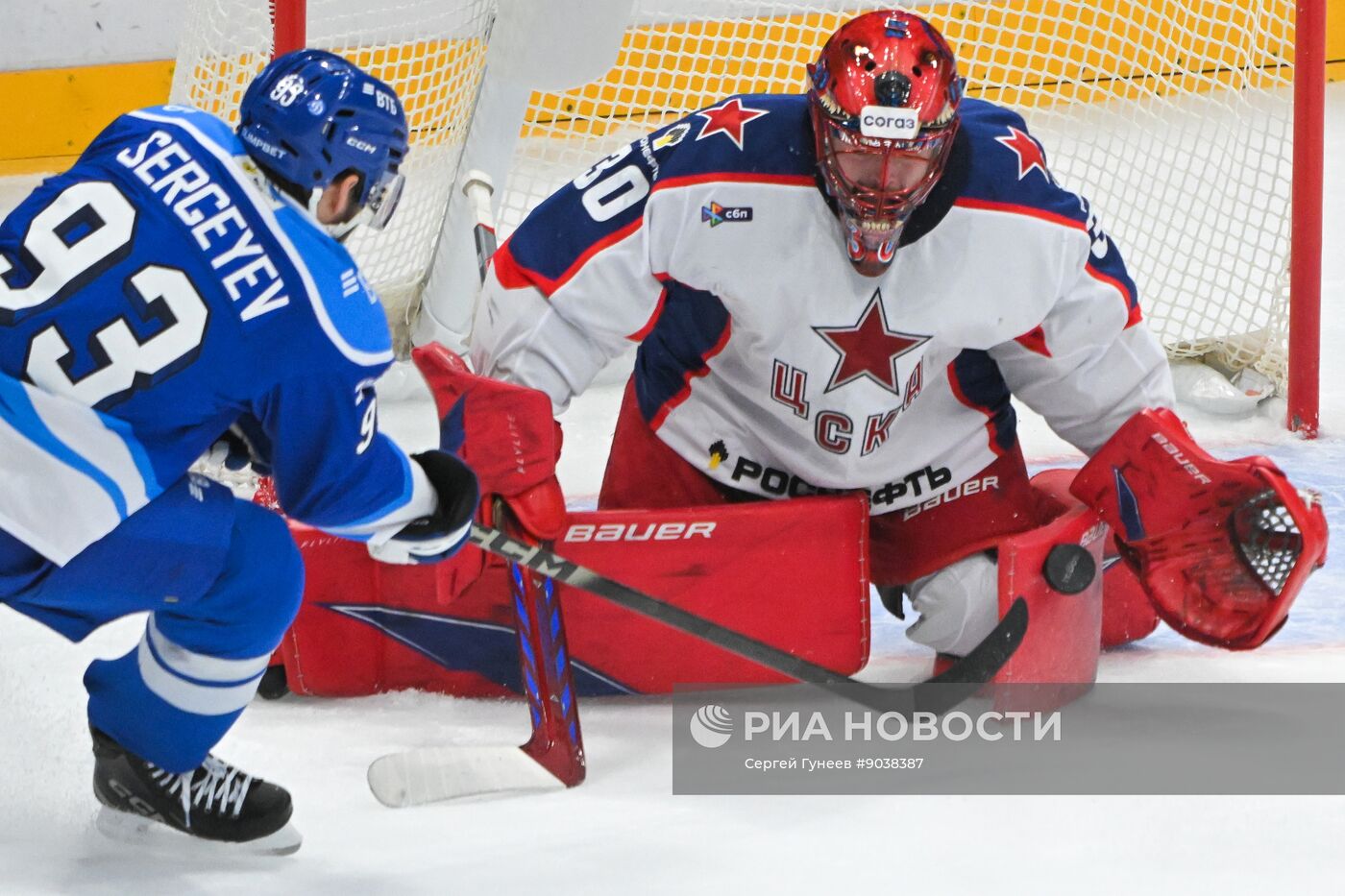 Хоккей. КХЛ. "Динамо" (Москва) – ЦСКА (Москва)
