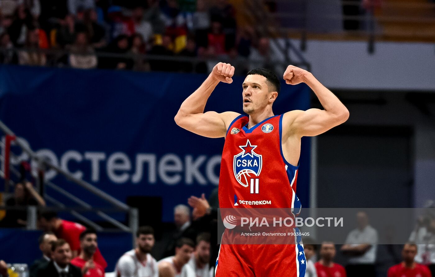 Баскетбол. Единая лига ВТБ. ЦСКА (Москва) - "Локомотив-Кубань" (Краснодар)