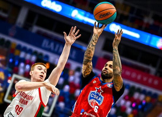 Баскетбол. Единая лига ВТБ. ЦСКА (Москва) - "Локомотив-Кубань" (Краснодар)