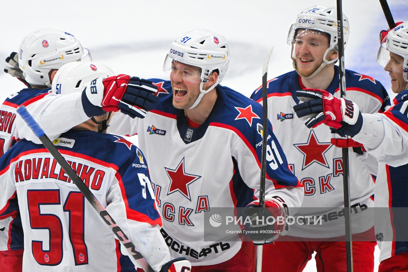 Хоккей. КХЛ. "Динамо" (Москва) – ЦСКА (Москва)