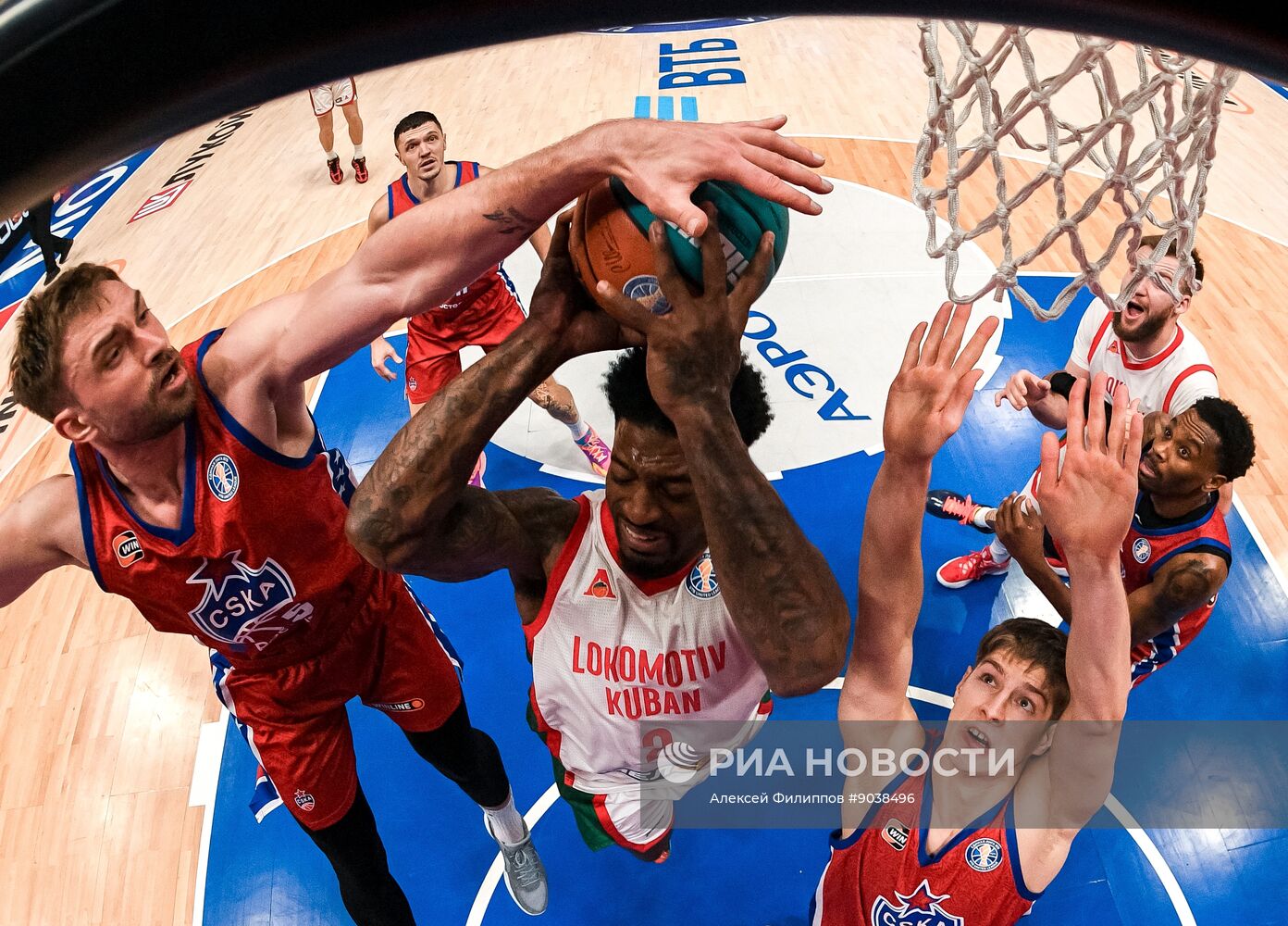 Баскетбол. Единая лига ВТБ. ЦСКА (Москва) - "Локомотив-Кубань" (Краснодар)