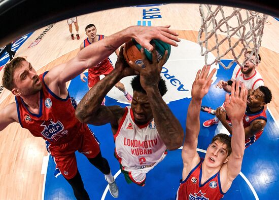 Баскетбол. Единая лига ВТБ. ЦСКА (Москва) - "Локомотив-Кубань" (Краснодар)