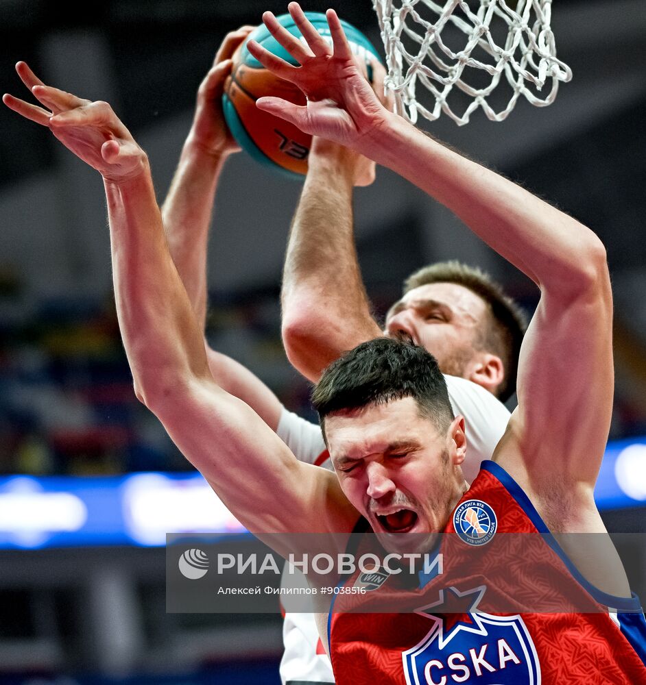 Баскетбол. Единая лига ВТБ. ЦСКА (Москва) - "Локомотив-Кубань" (Краснодар)