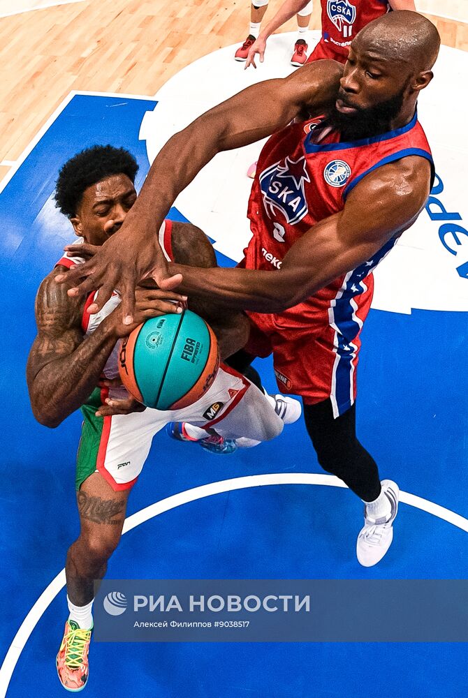Баскетбол. Единая лига ВТБ. ЦСКА (Москва) - "Локомотив-Кубань" (Краснодар)