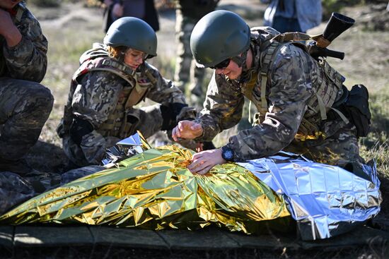 Учебно-полевые сборы в школе юных командиров "Шторм-Крым 2025"