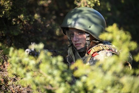 Учебно-полевые сборы в школе юных командиров "Шторм-Крым 2025"