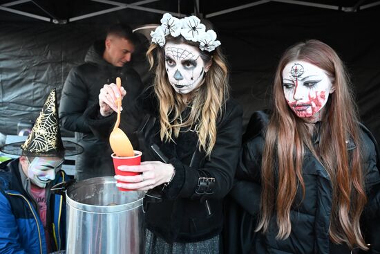 Празднование Тыквенного спаса в Московской области