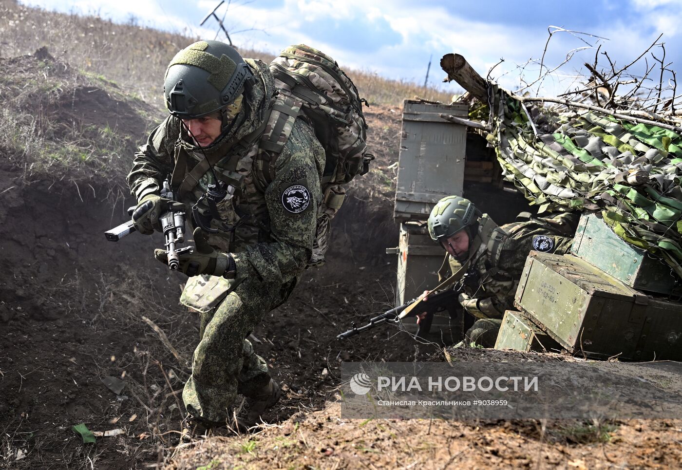 Боевое слаживание военных разведчиков группировки войск "Центр" в зоне СВО