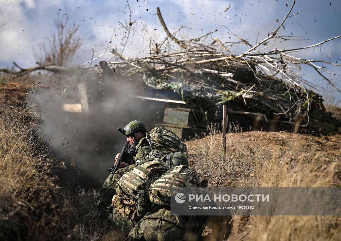 Боевое слаживание военных разведчиков группировки войск "Центр" в зоне СВО
