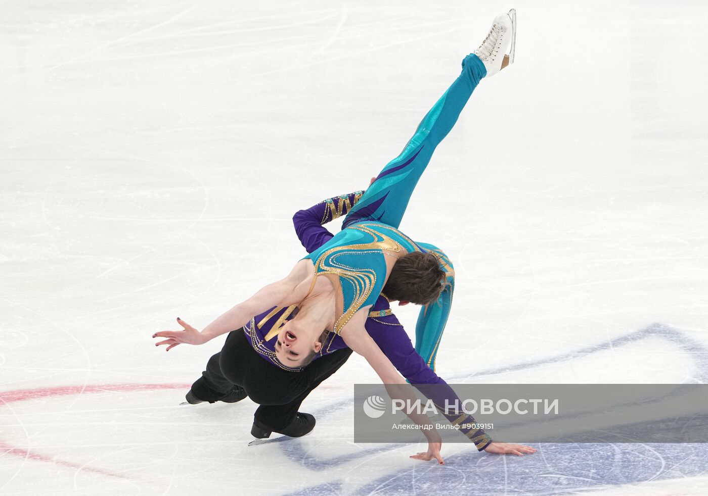 Фигурное катание: Гран-при России. 2 этап. Танцы на льду. Произвольный танец