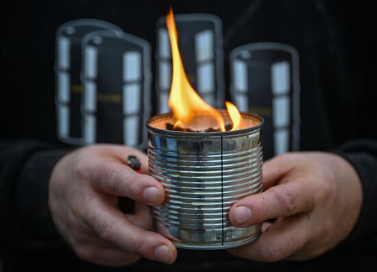 Изготовление окопных свечей для участников СВО