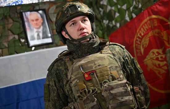 Награждение военных разведчиков группировки войск "Центр"