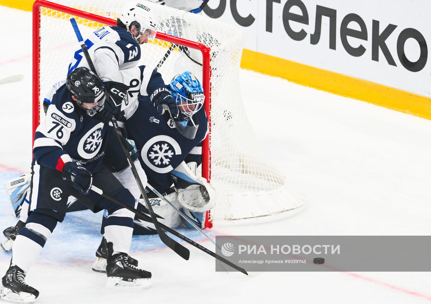 Хоккей. КХЛ. "Сибирь" (Новосибирск) - "Торпедо" (Нижний Новгород)