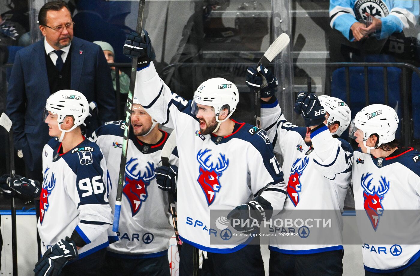 Хоккей. КХЛ. "Сибирь" (Новосибирск) - "Торпедо" (Нижний Новгород)