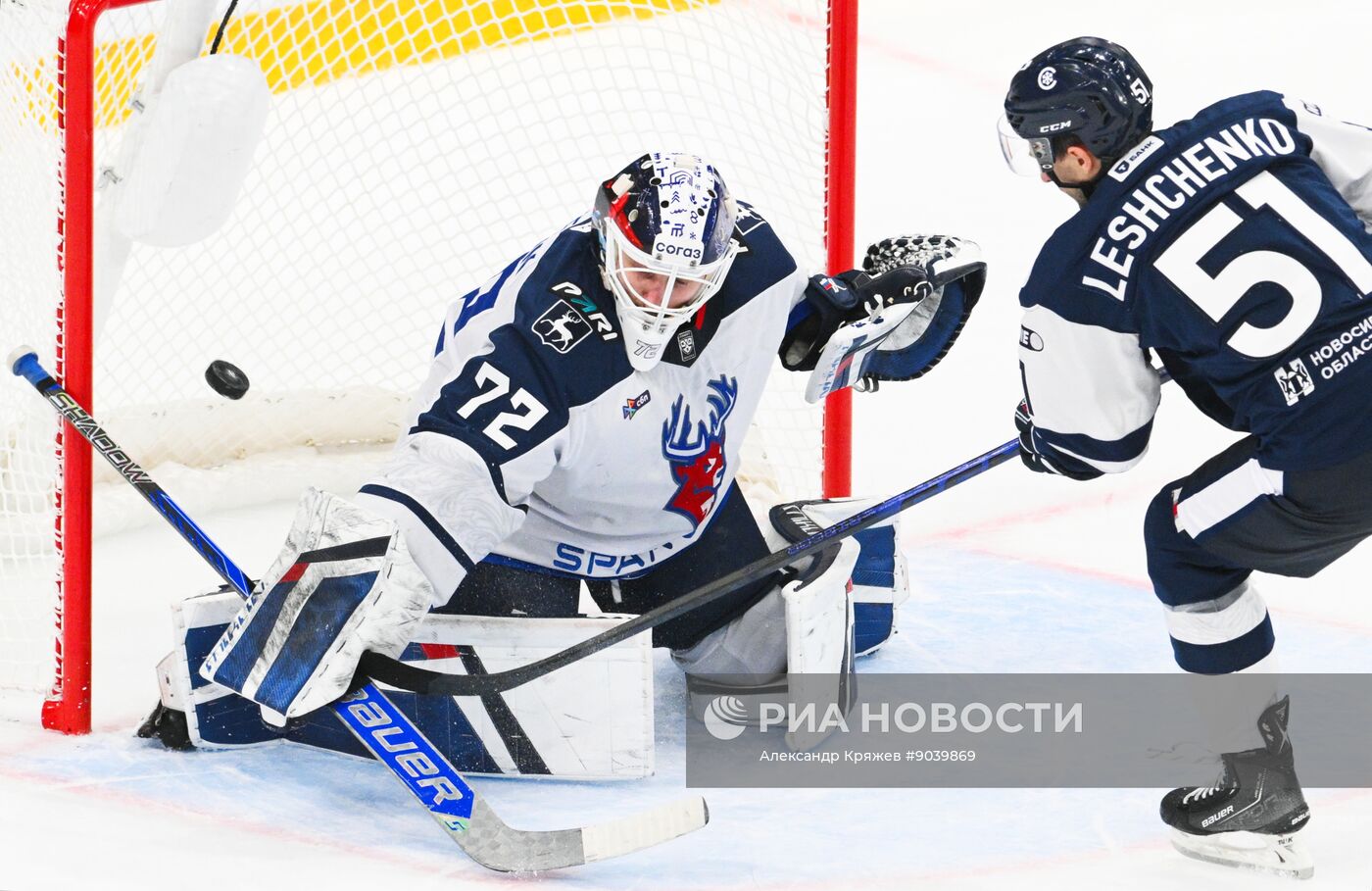 Хоккей. КХЛ. "Сибирь" (Новосибирск) - "Торпедо" (Нижний Новгород)
