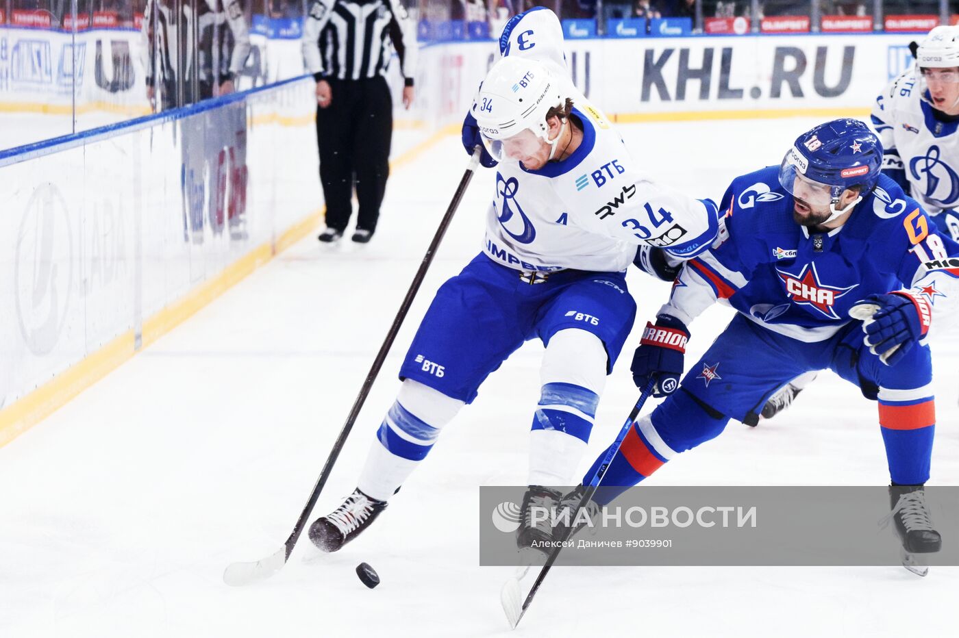 Хоккей. КХЛ. СКА (Санкт-Петербург) - "Динамо" (Москва)