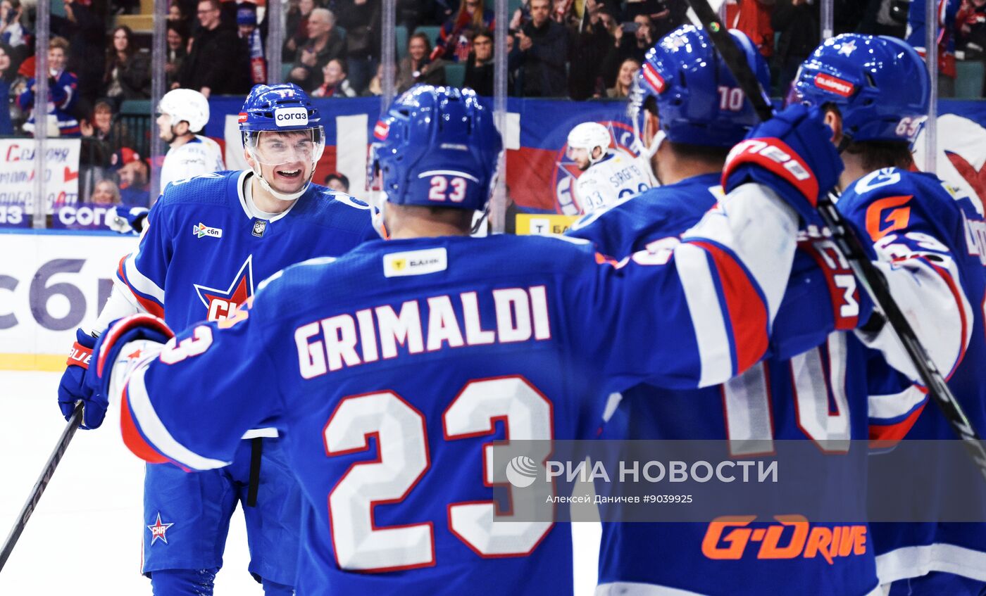 Хоккей. КХЛ. СКА (Санкт-Петербург) - "Динамо" (Москва)