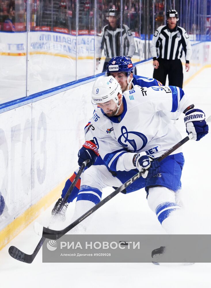 Хоккей. КХЛ. СКА (Санкт-Петербург) - "Динамо" (Москва)