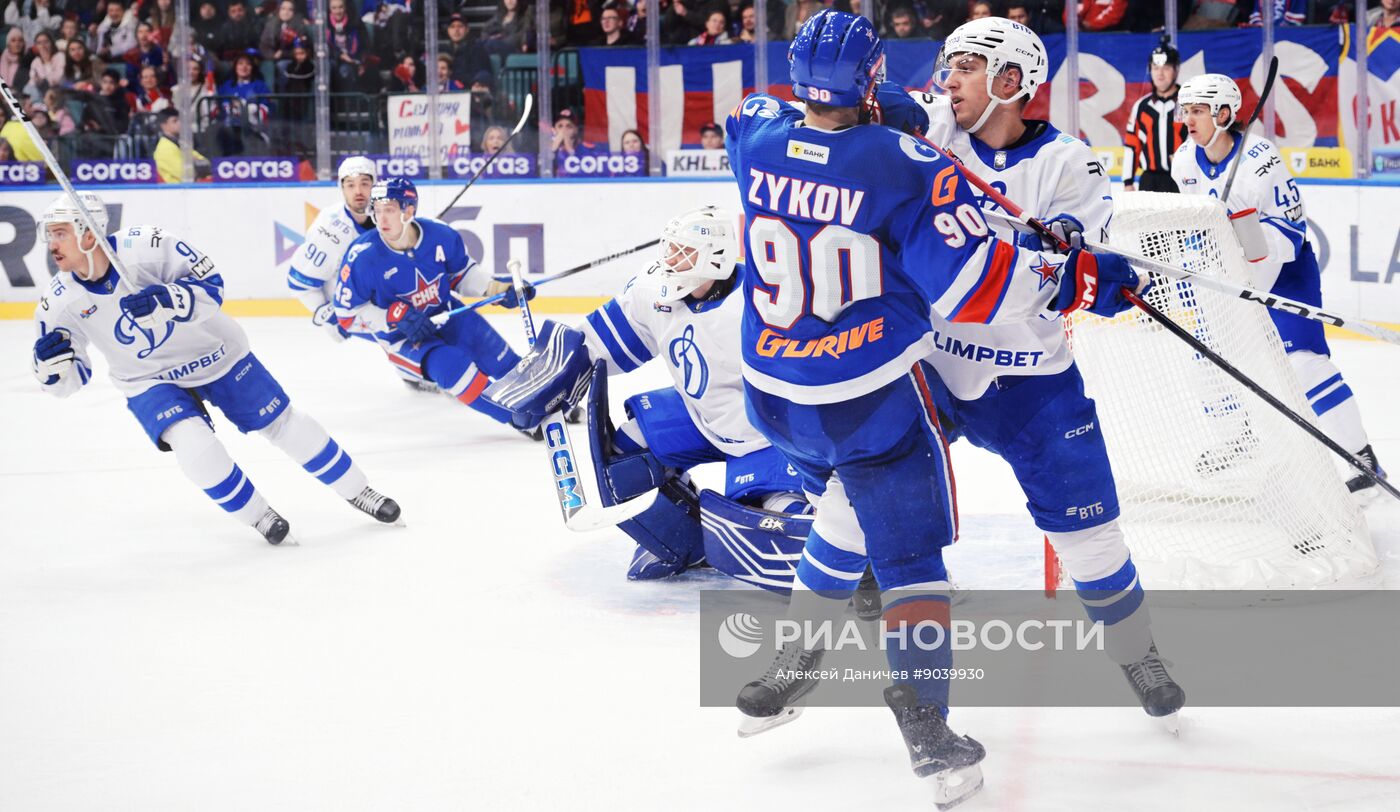 Хоккей. КХЛ. СКА (Санкт-Петербург) - "Динамо" (Москва)