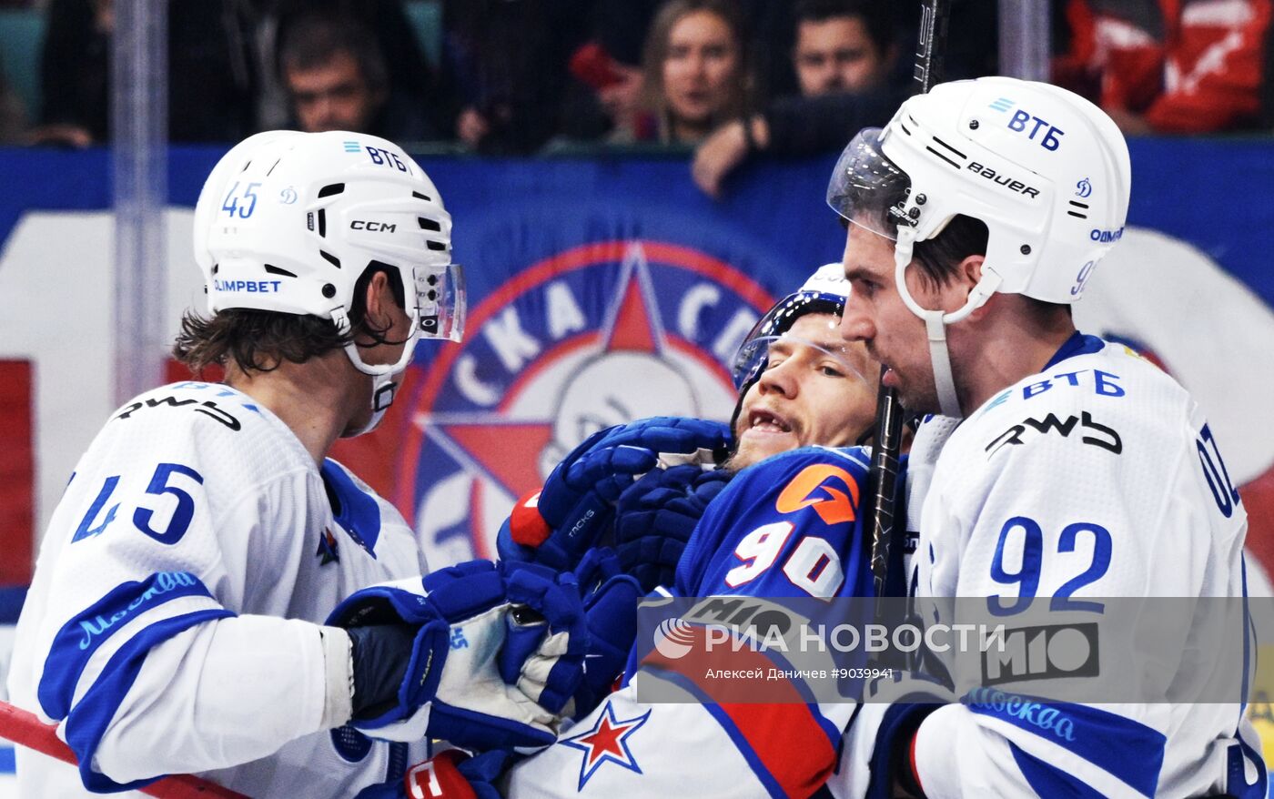 Хоккей. КХЛ. СКА (Санкт-Петербург) - "Динамо" (Москва)