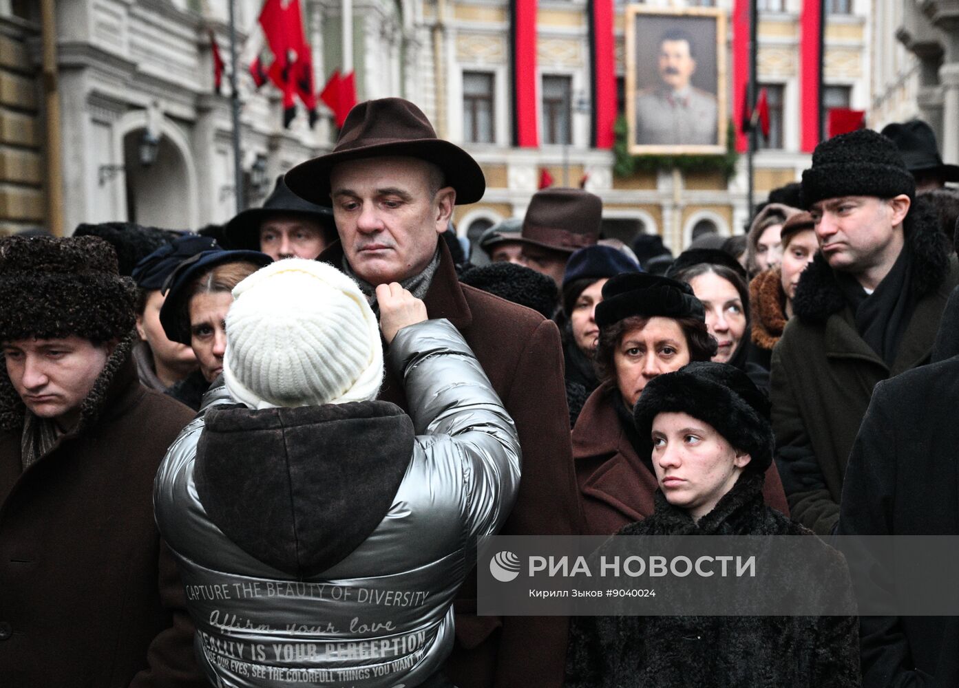 Съемки фильма "Шум времени"