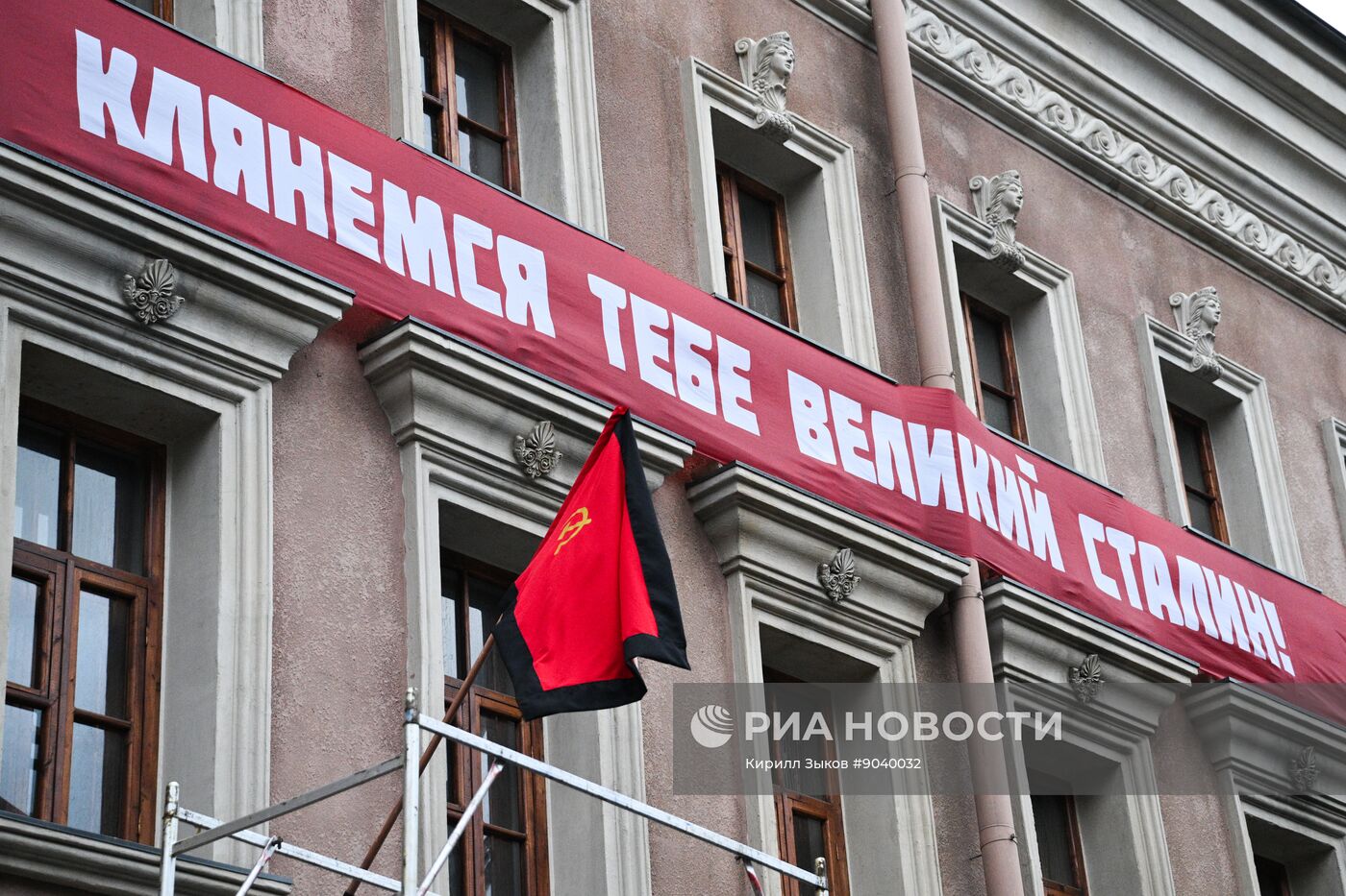 Съемки фильма "Шум времени"