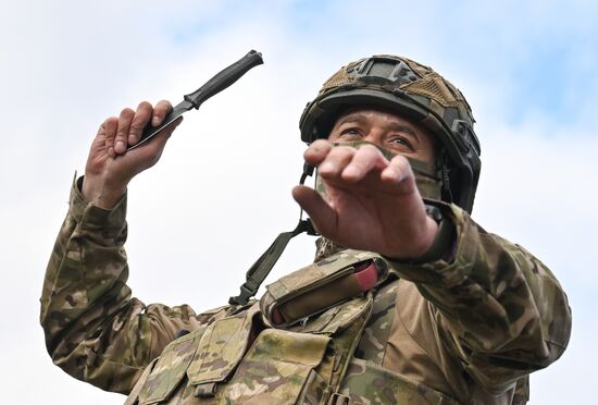Боевое слаживание военных разведчиков группировки "Запад"