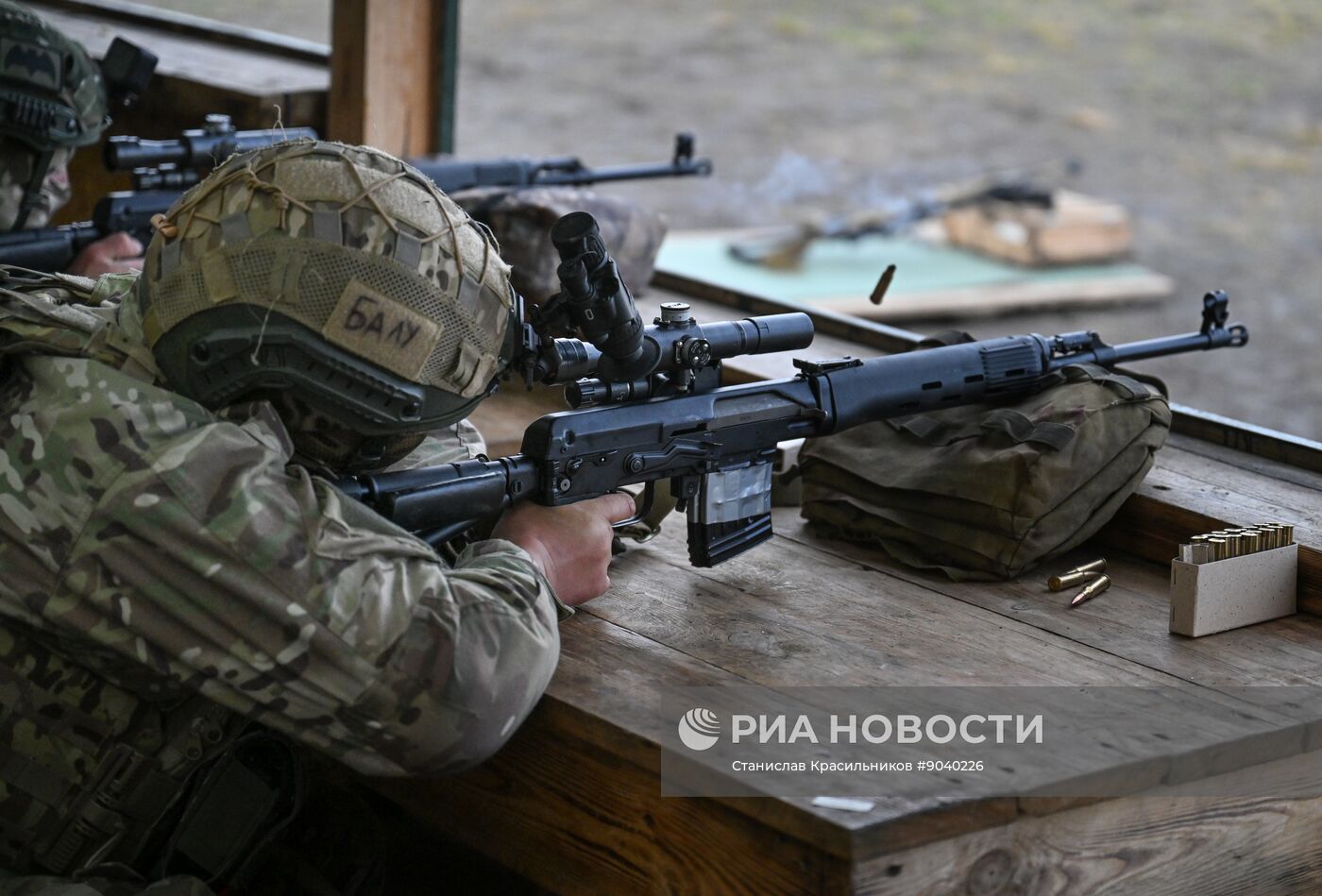 Боевое слаживание военных разведчиков группировки "Запад"