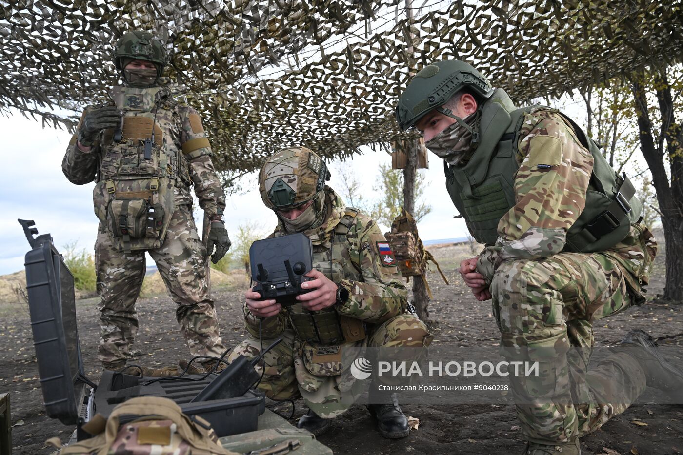 Боевое слаживание военных разведчиков группировки "Запад"