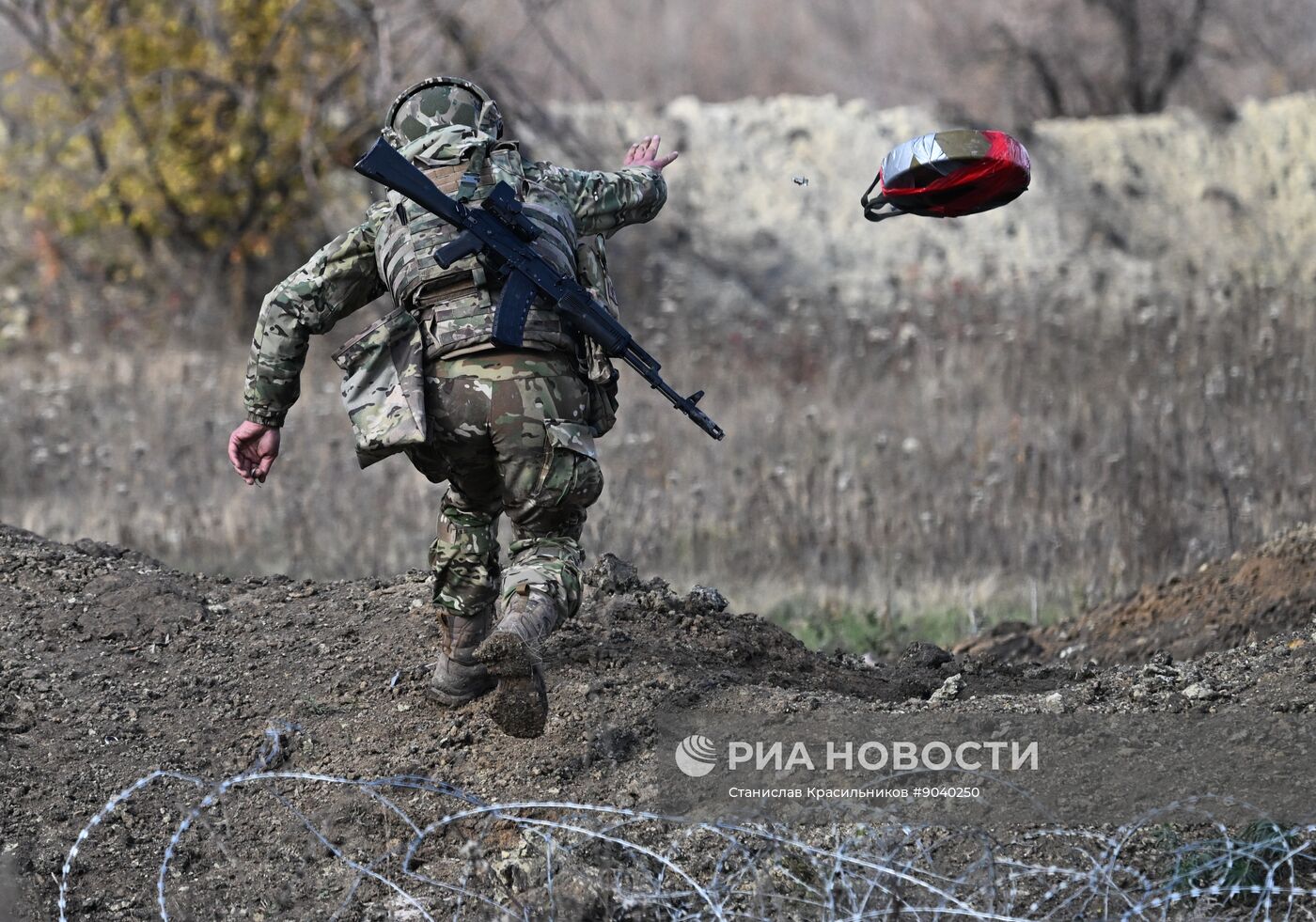 Боевое слаживание военных разведчиков группировки "Запад"