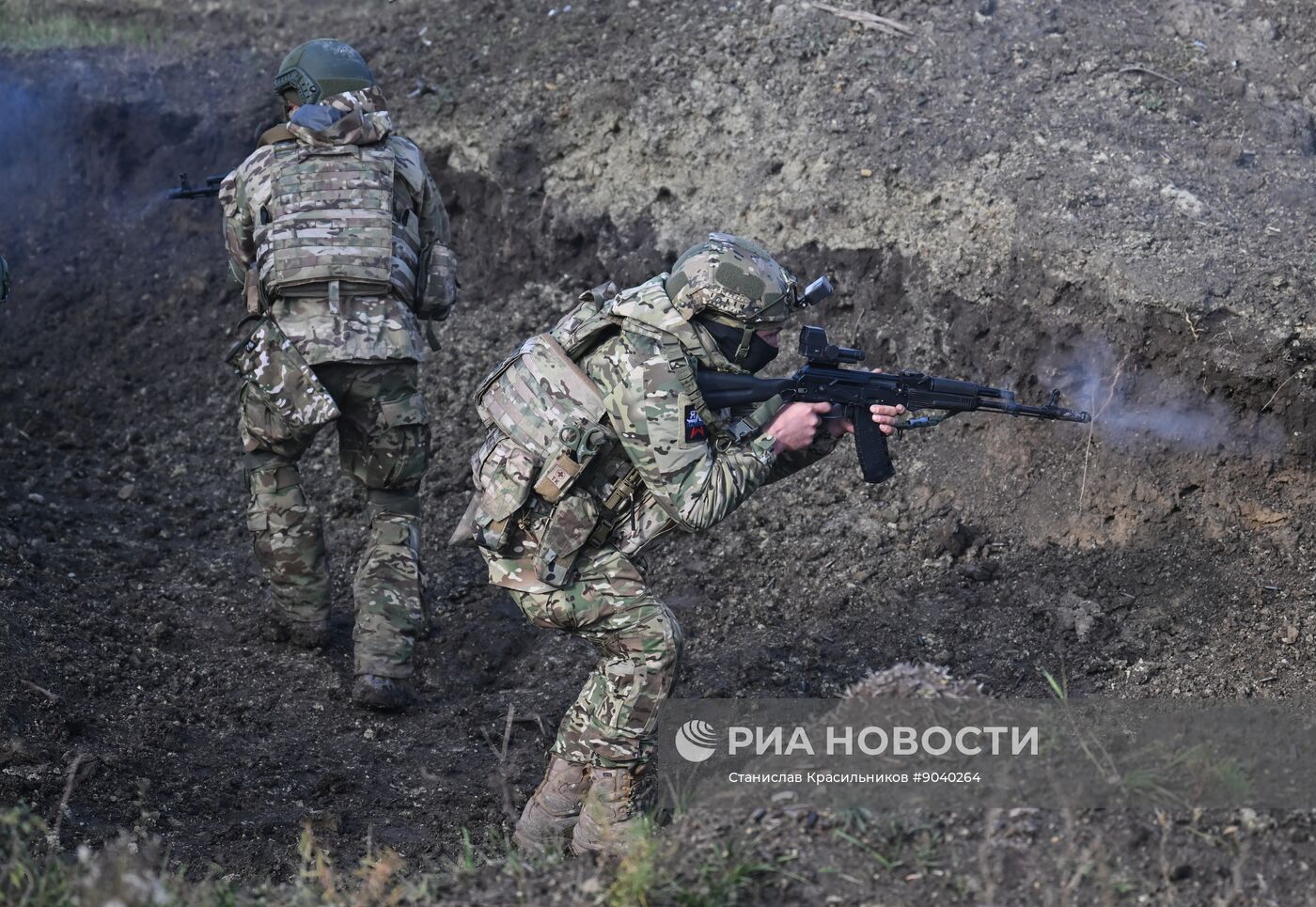 Боевое слаживание военных разведчиков группировки "Запад"