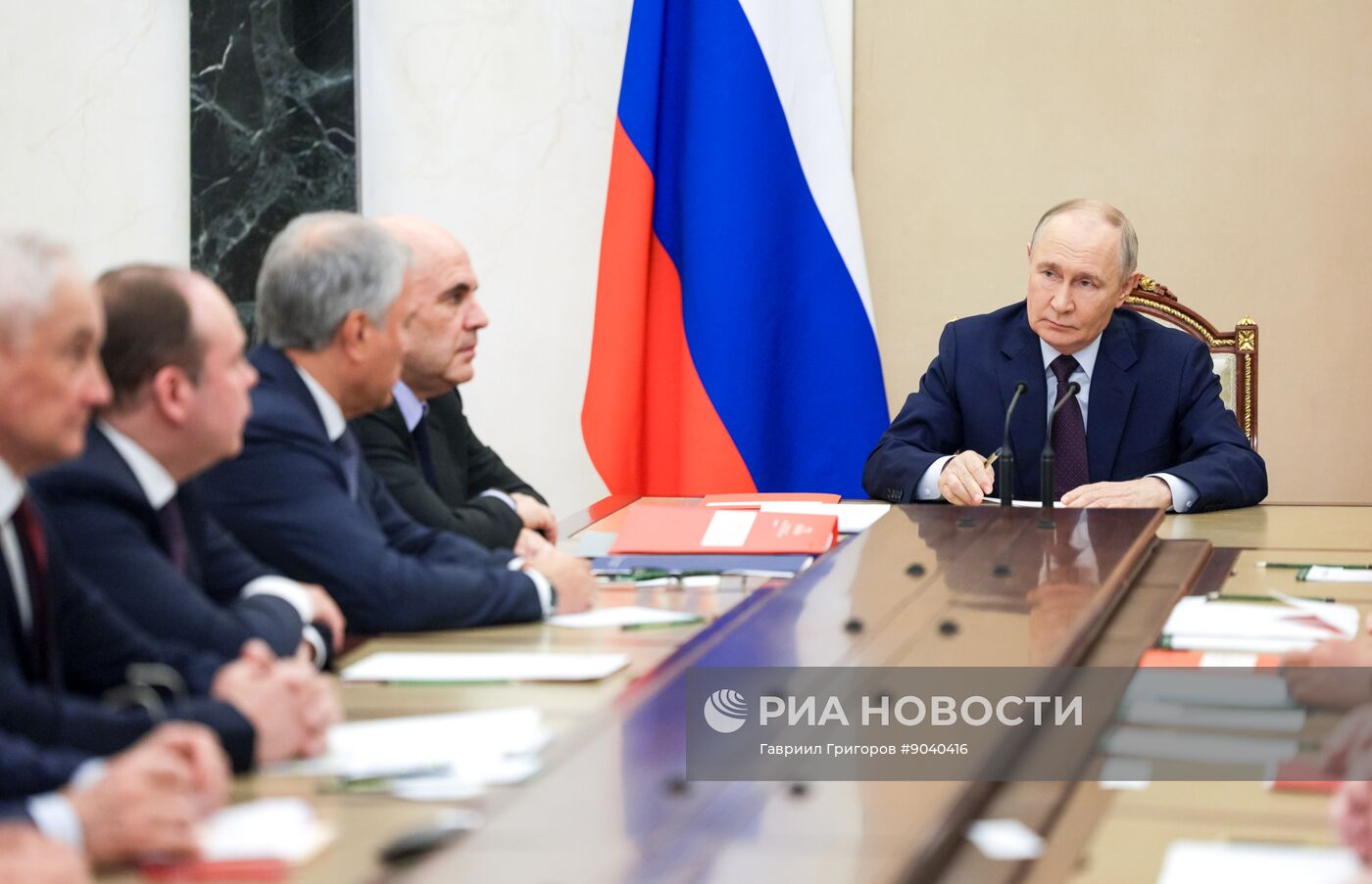 Президент Владимир Путин провел заседание Совбеза РФ