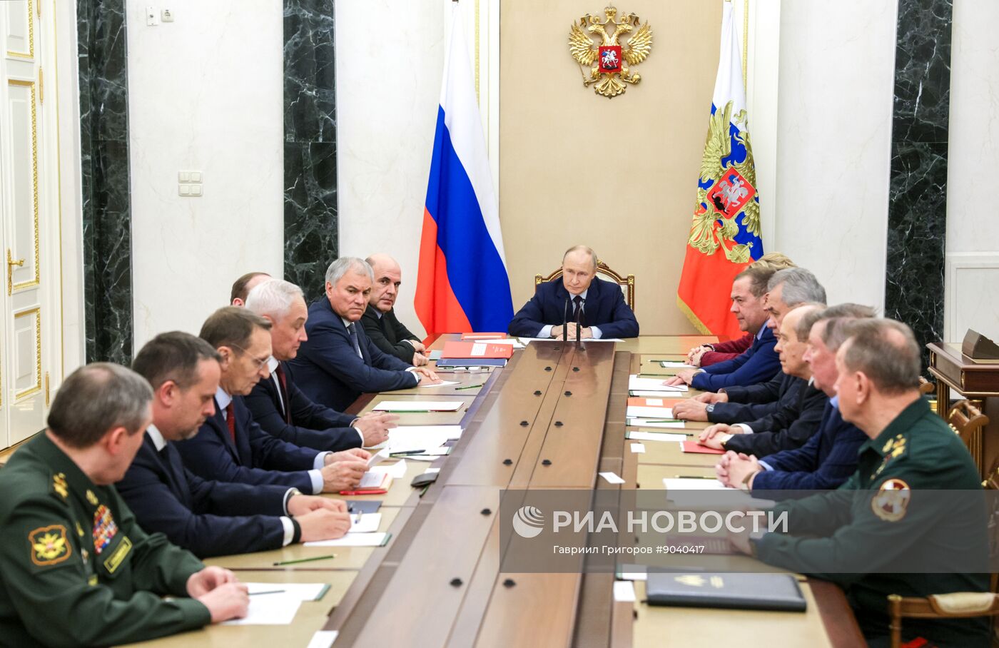 Президент Владимир Путин провел заседание Совбеза РФ