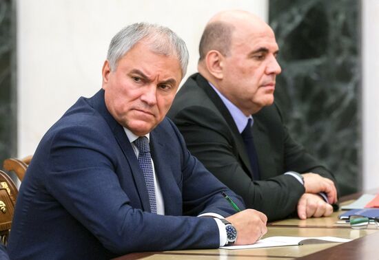 Президент Владимир Путин провел заседание Совбеза РФ